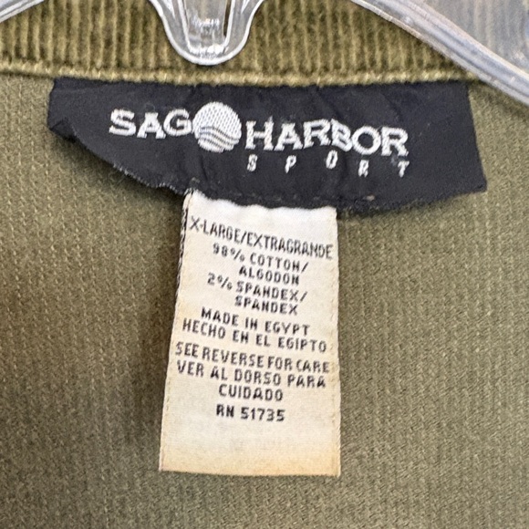 Men’s Vintage Sag Harbor‎ Olive Corduroy Jacket - Picture 2 of 7